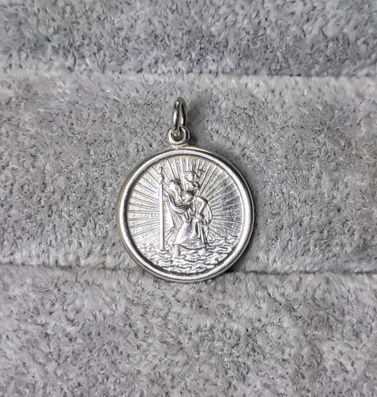Silver St. Christopher Pendant