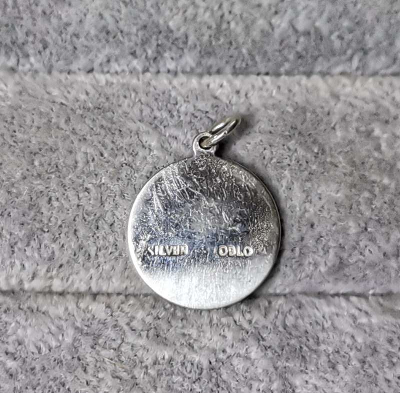 Silver St. Christopher Pendant