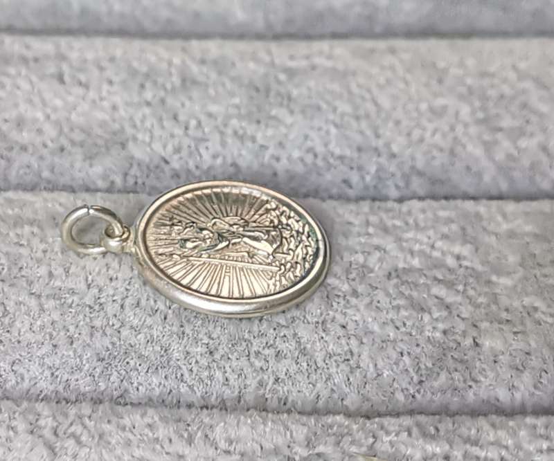 Silver St. Christopher Pendant