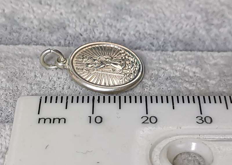 Silver St. Christopher Pendant
