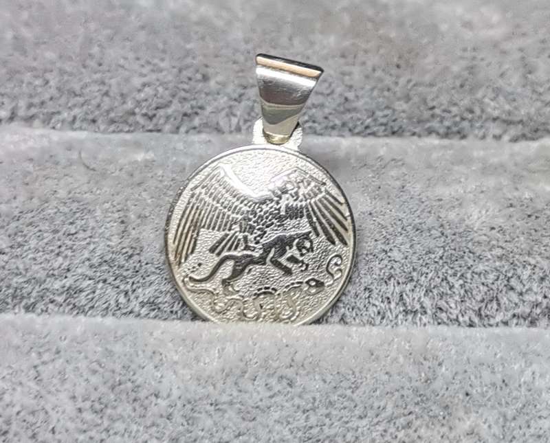 Silver Israeli Pendant