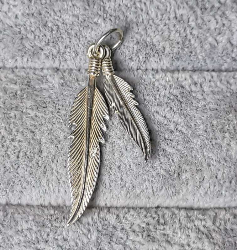Silver Feather Pendant