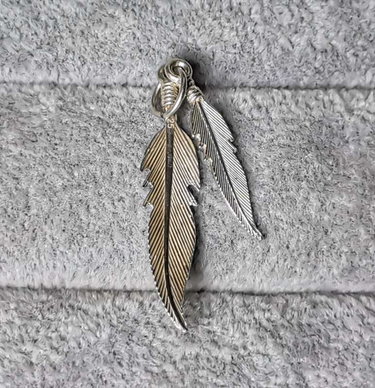 Silver Feather Pendant