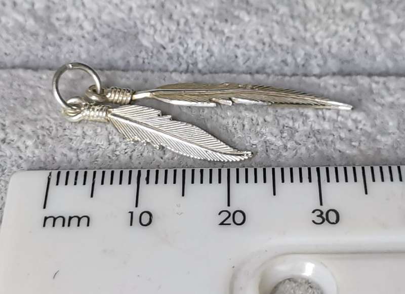 Silver Feather Pendant