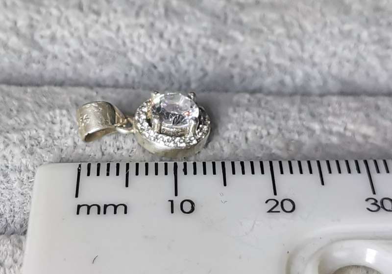 Dazzling Silver Pendant