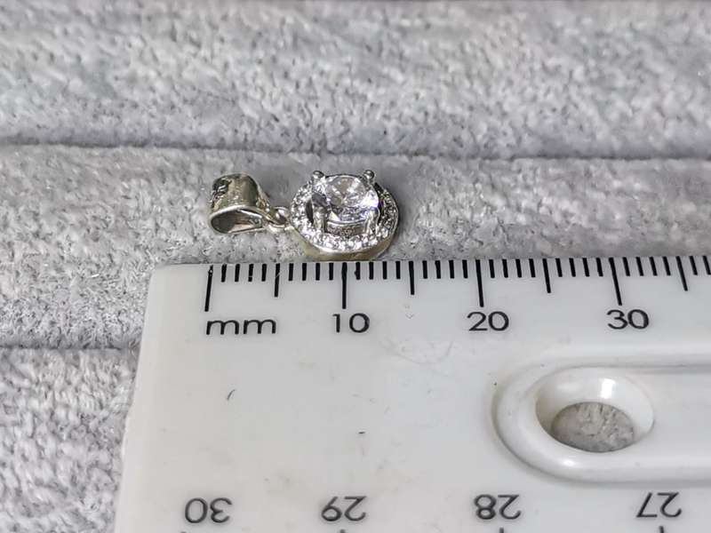 Dazzling Silver Pendant