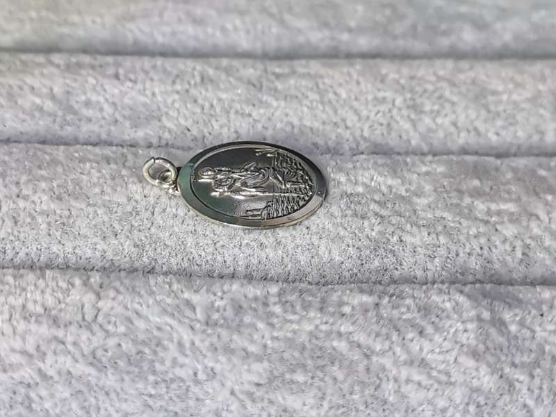 Silver St. Christopher Pendant