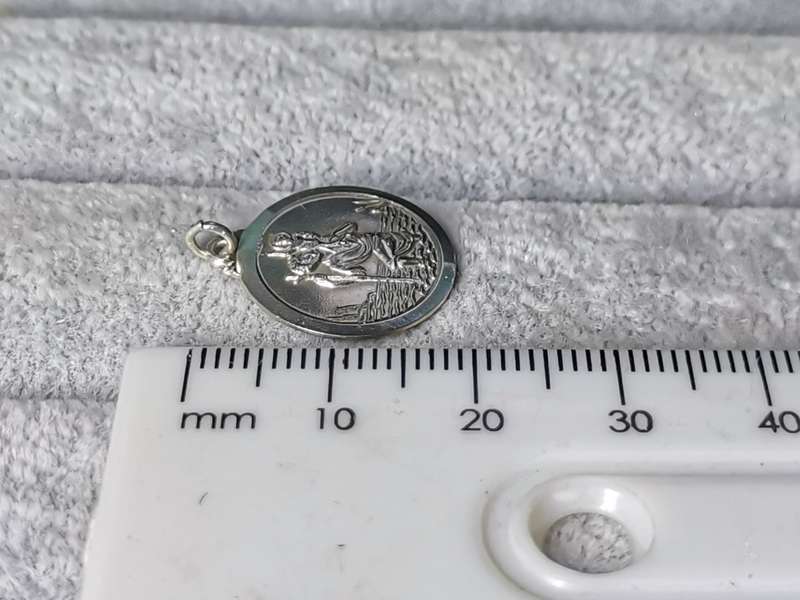 Silver St. Christopher Pendant