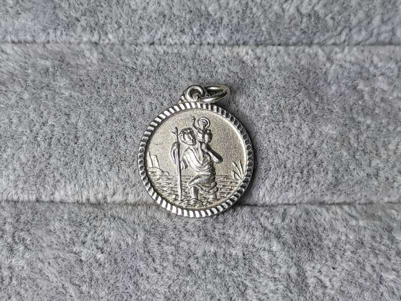 Silver St. Christopher Pendant