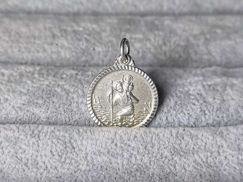 Silver St. Christopher Pendant