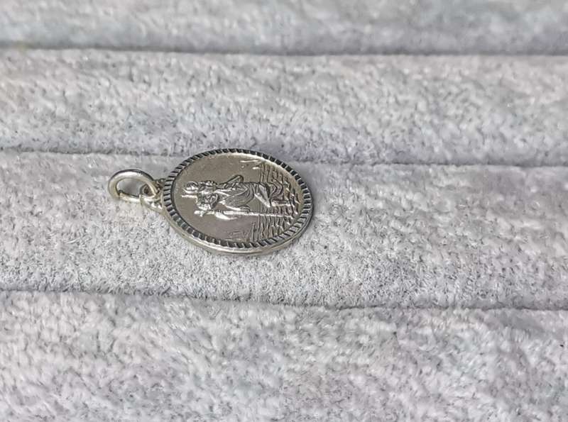 Silver St. Christopher Pendant