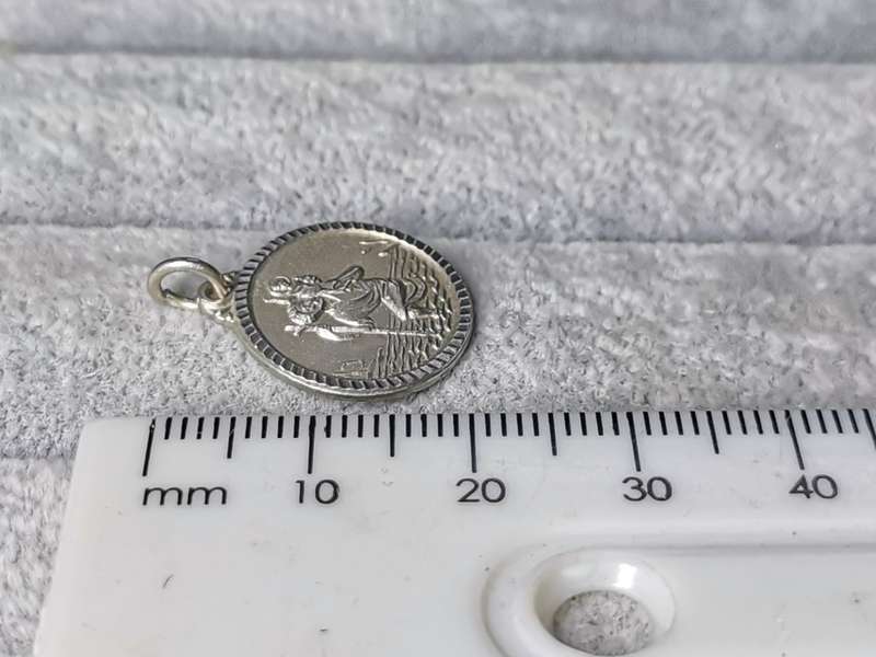 Silver St. Christopher Pendant