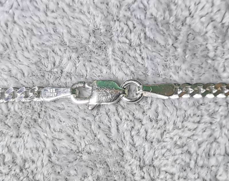 Silver Curb Chain