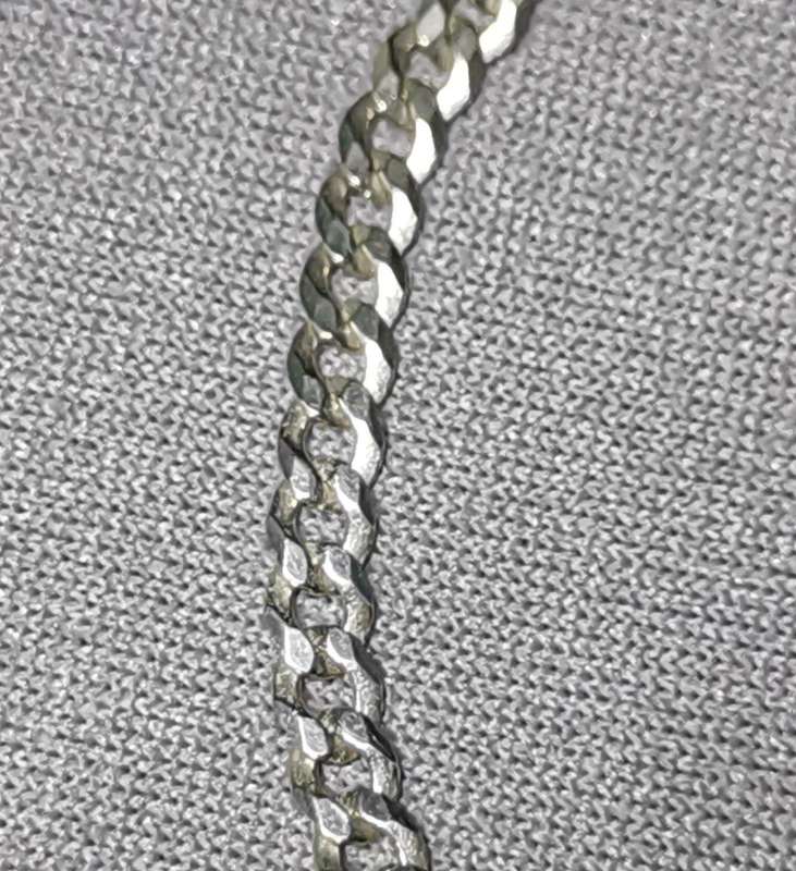 Silver Curb Bracelet