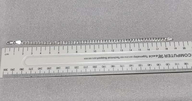 Silver Curb Bracelet