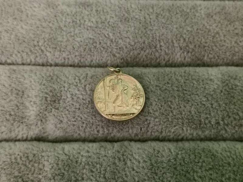 9ct Gold St. Christopher Pendant
