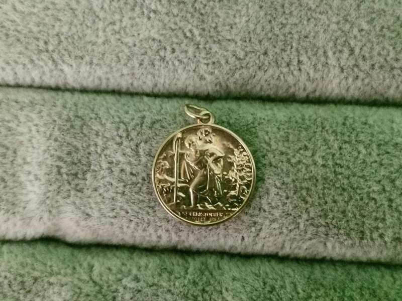 9ct Gold St. Christopher Pendant