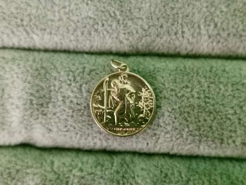 9ct Gold St. Christopher Pendant