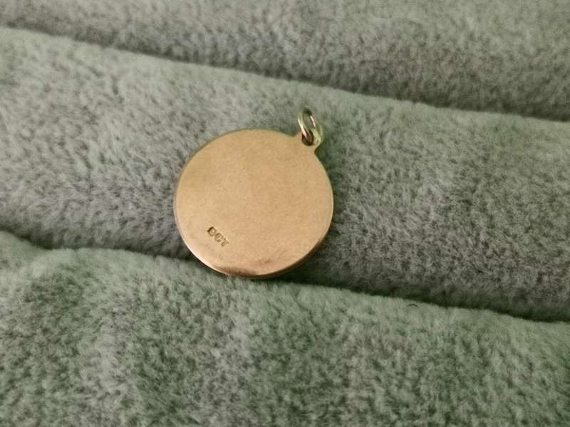9ct Gold St. Christopher Pendant