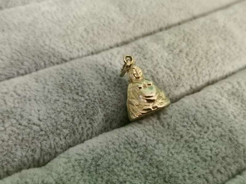 9ct Gold Buddha Pendant