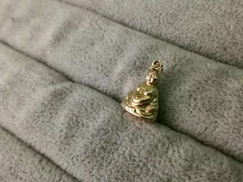 9ct Gold Buddha Pendant