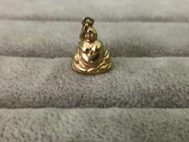 9ct Gold Buddha Pendant
