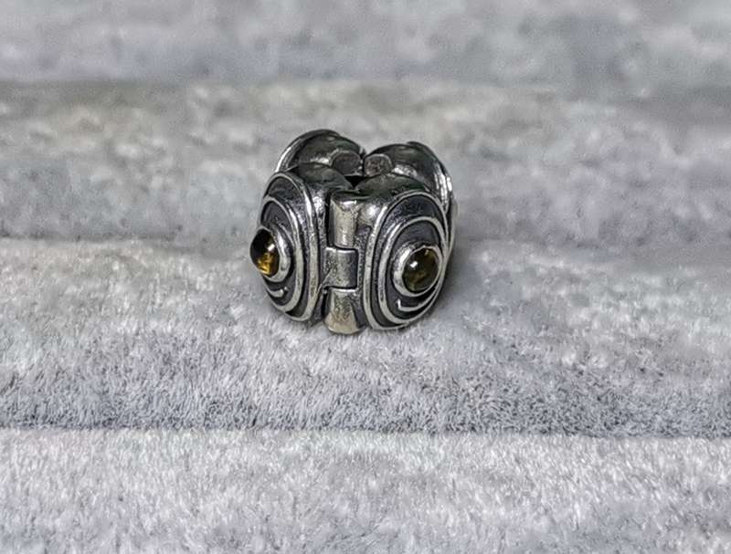 Pandora Hypnotized Citrine Clip Charm