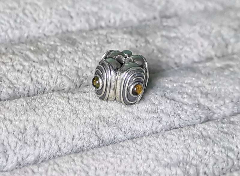 Pandora Hypnotized Citrine Clip Charm