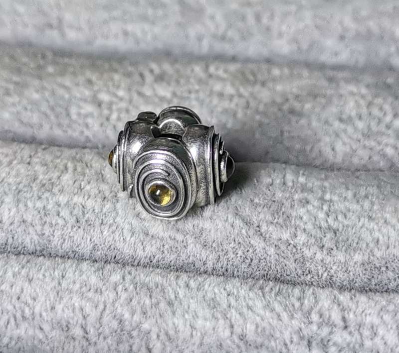 Pandora Hypnotized Citrine Clip Charm