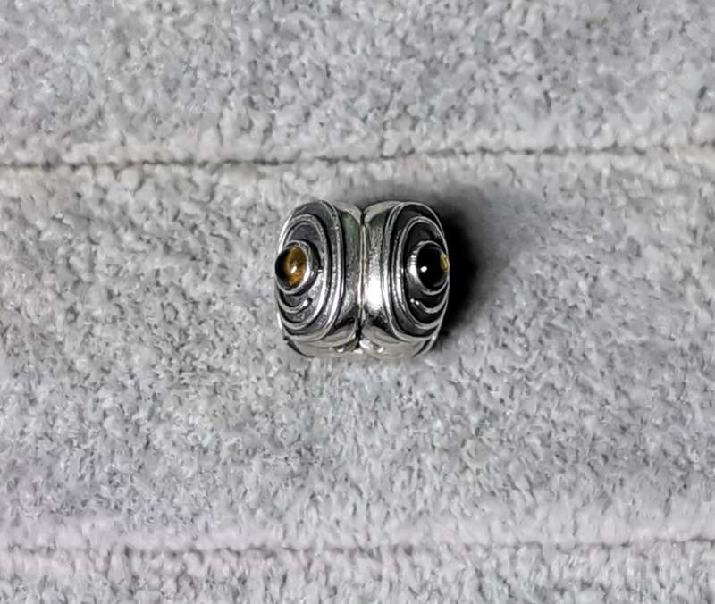 Pandora Hypnotized Citrine Clip Charm