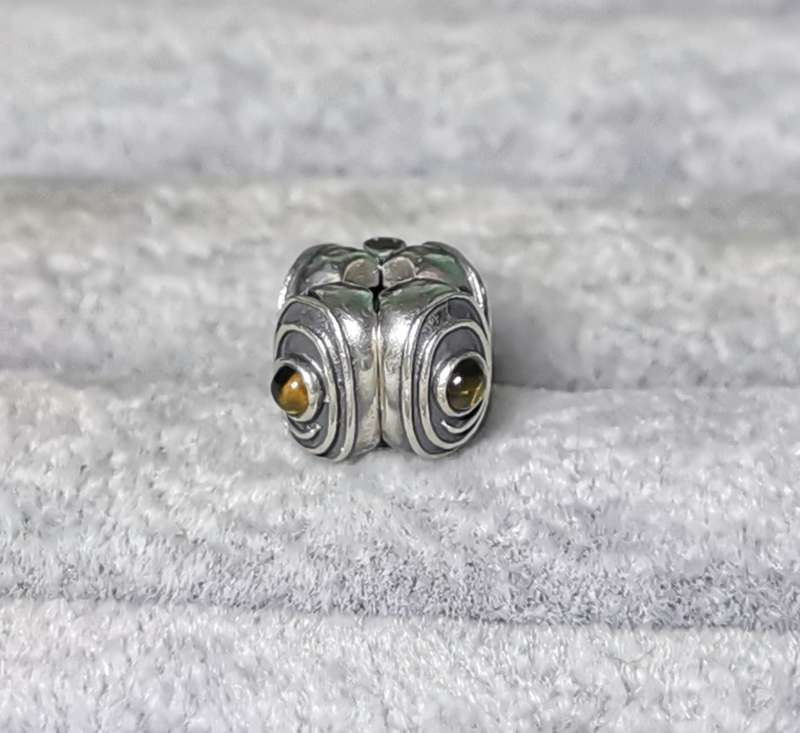 Pandora Hypnotized Citrine Clip Charm