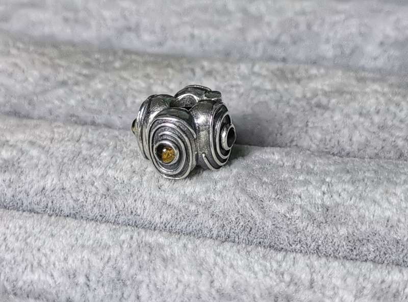 Pandora Hypnotized Citrine Clip Charm