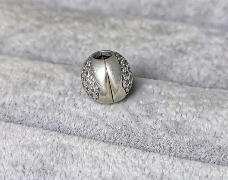 Pandora Pave Heart Clip Charm