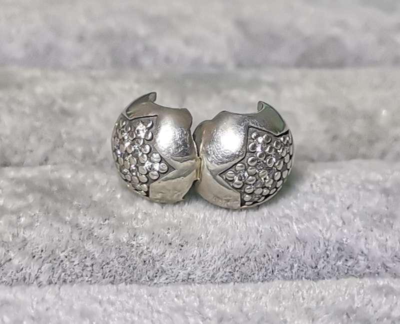 Pandora Pave Star Clip Charm