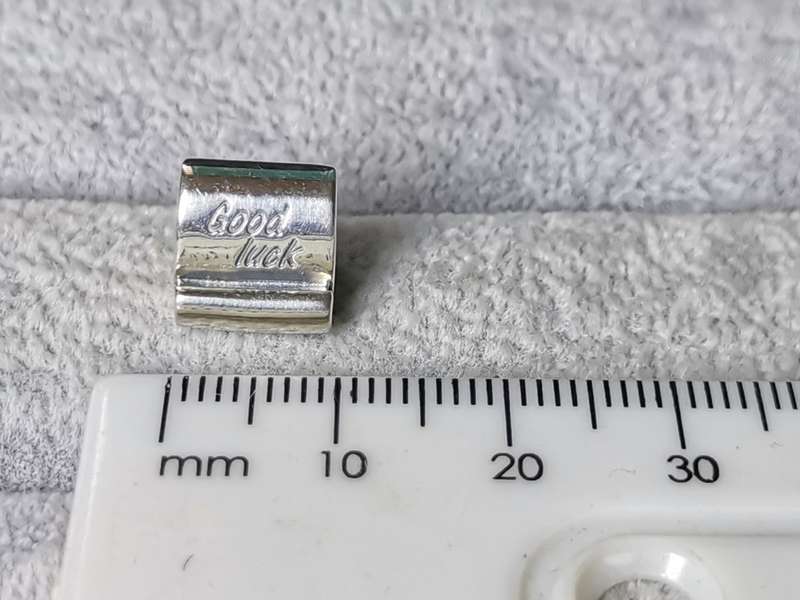 Pandora Good Luck Scroll Charm