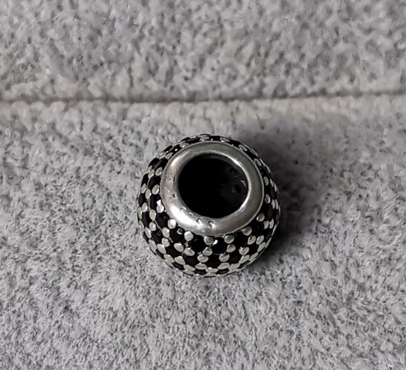 Pandora Black Pave Light Charm
