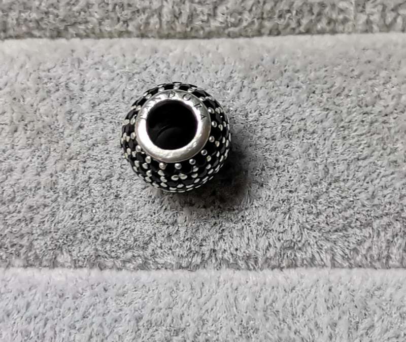 Pandora Black Pave Lights Charm