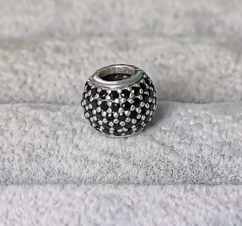 Pandora Black Pave Lights Charm