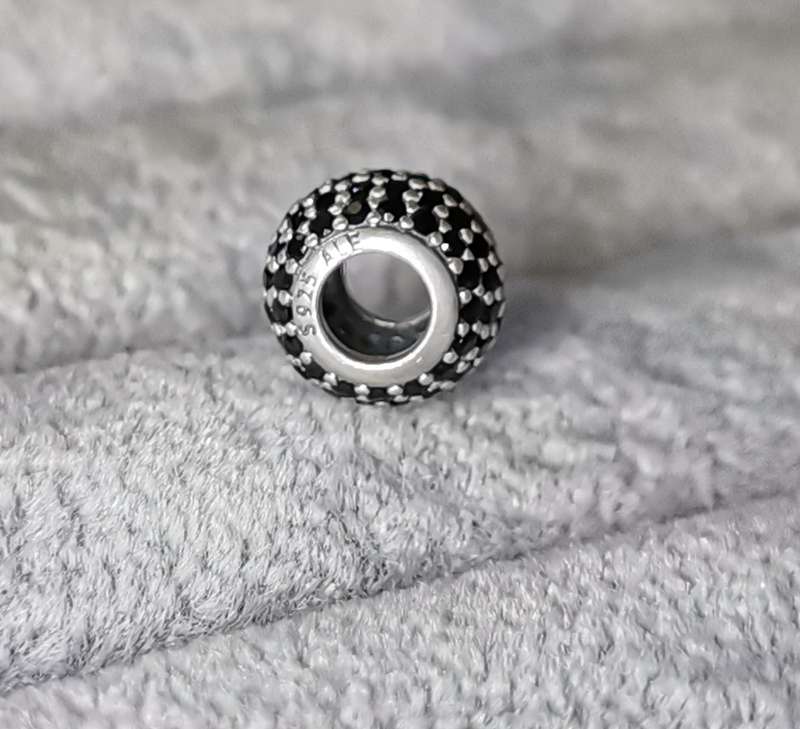 Pandora Black Pave Lights Charm