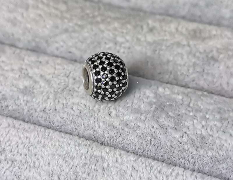 Pandora Black Pave Lights Charm