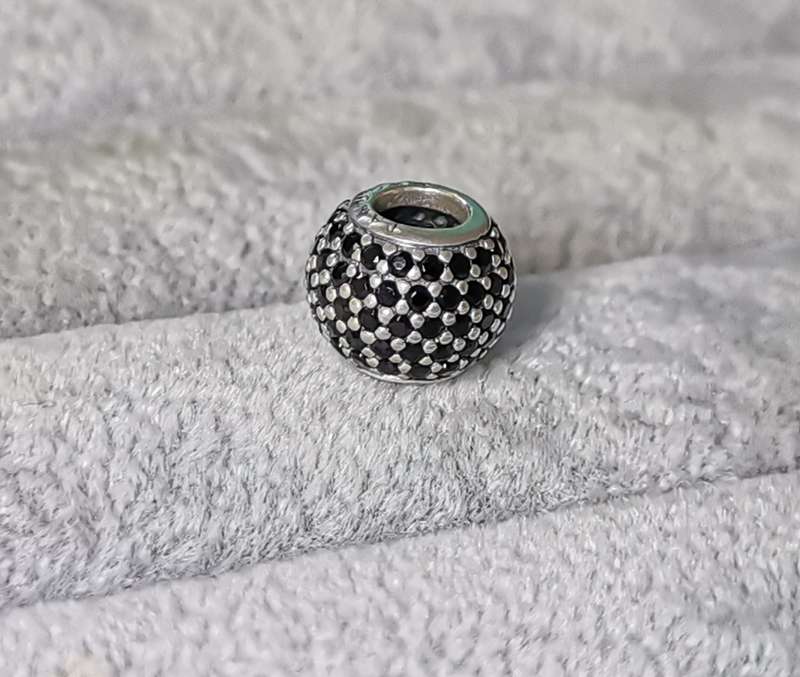 Pandora Black Pave Lights Charm