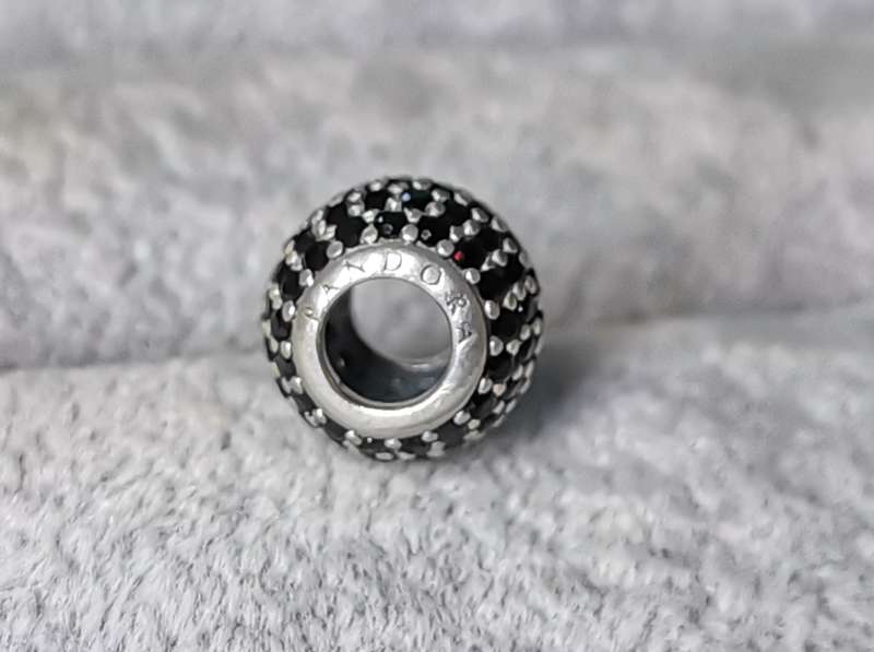 Pandora Black Pave Lights Charm