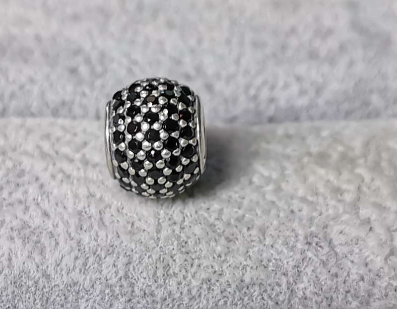 Pandora Black Pave Lights Charm