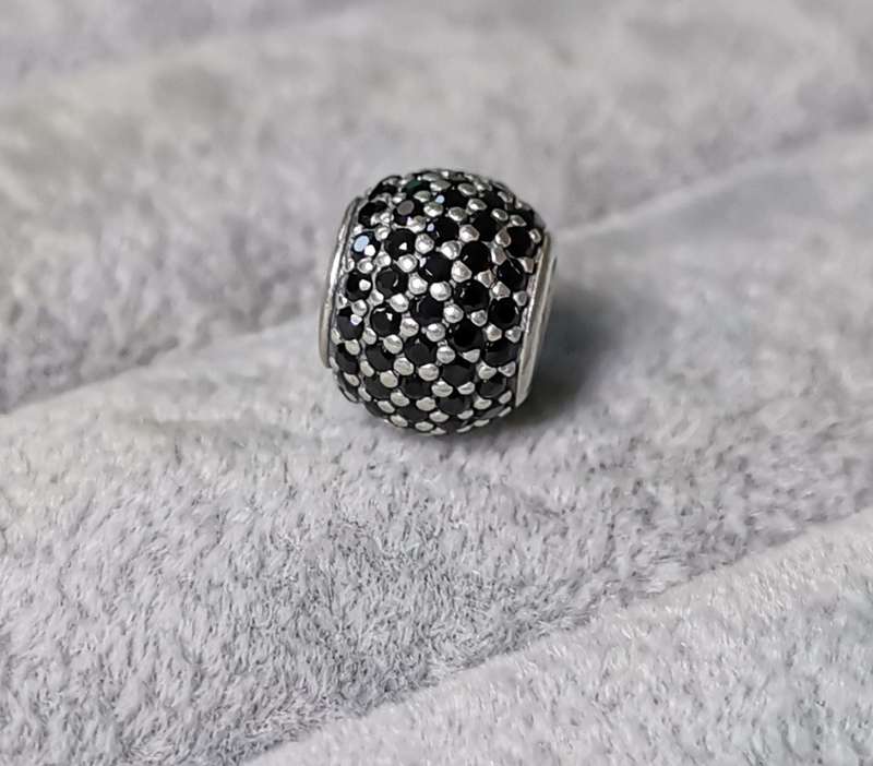 Pandora Black Pave Lights Charm