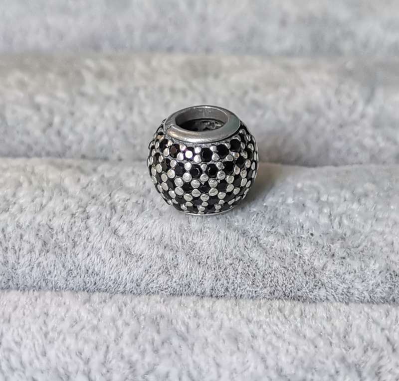 Pandora Black Pave Lights Charm
