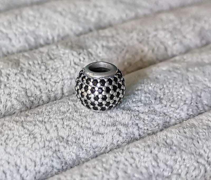 Pandora Black Pave Lights Charm
