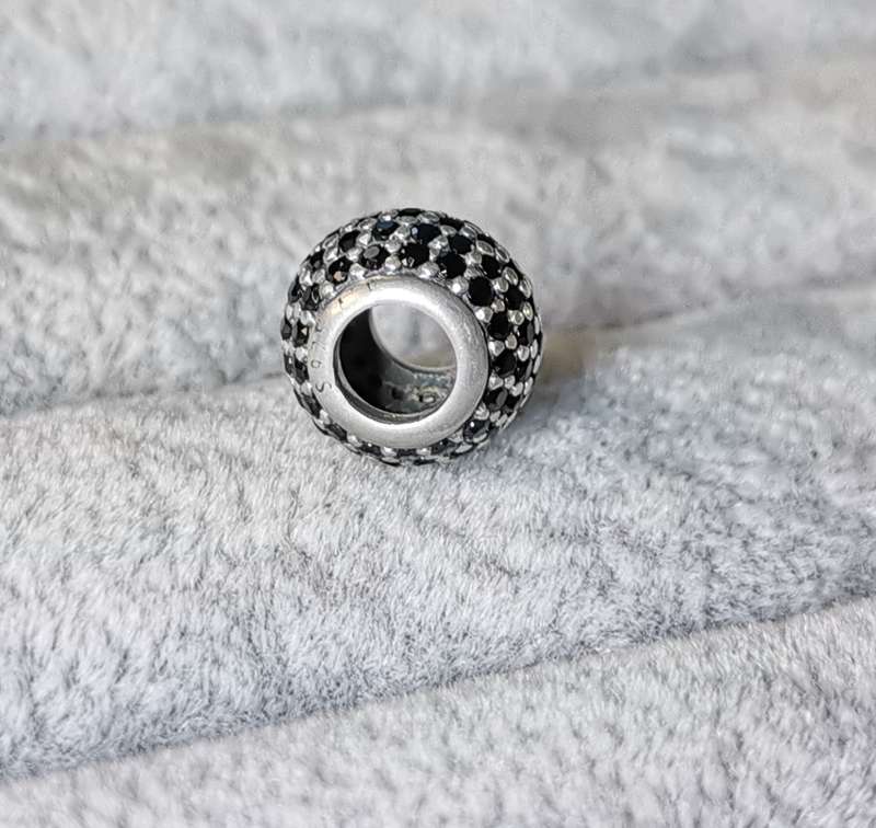 Pandora Black Pave Lights Charm