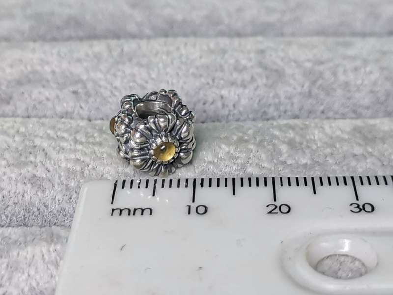Pandora November Citrine Birthday Bloom Charm