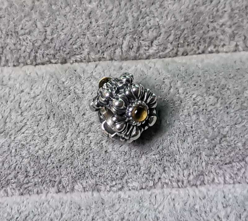 Pandora November Citrine Birthday Bloom Charm
