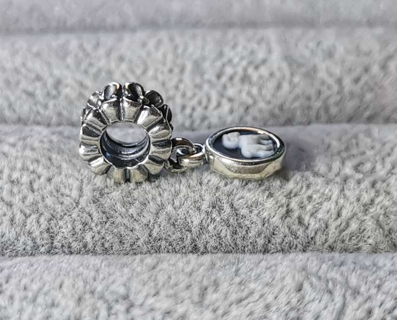 Pandora Aries Agate Cameo Charm